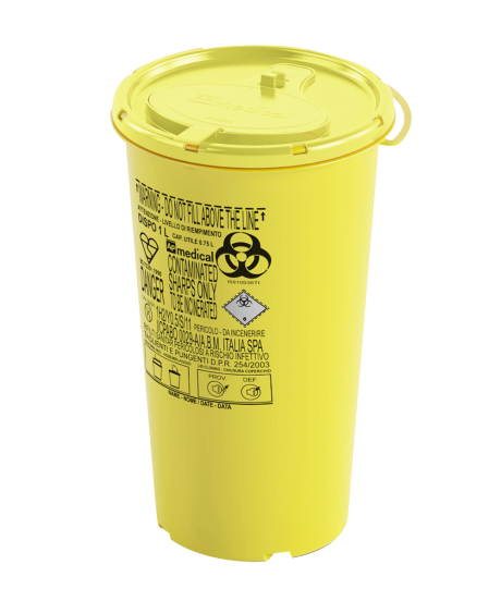 1 Litre Disposable Sharps Container