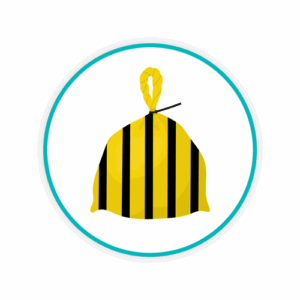 DANUKB231080 WEB CircleImage Yellow Tiger Bag