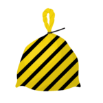 Swan ziptie yellow tigerstripe black 01
