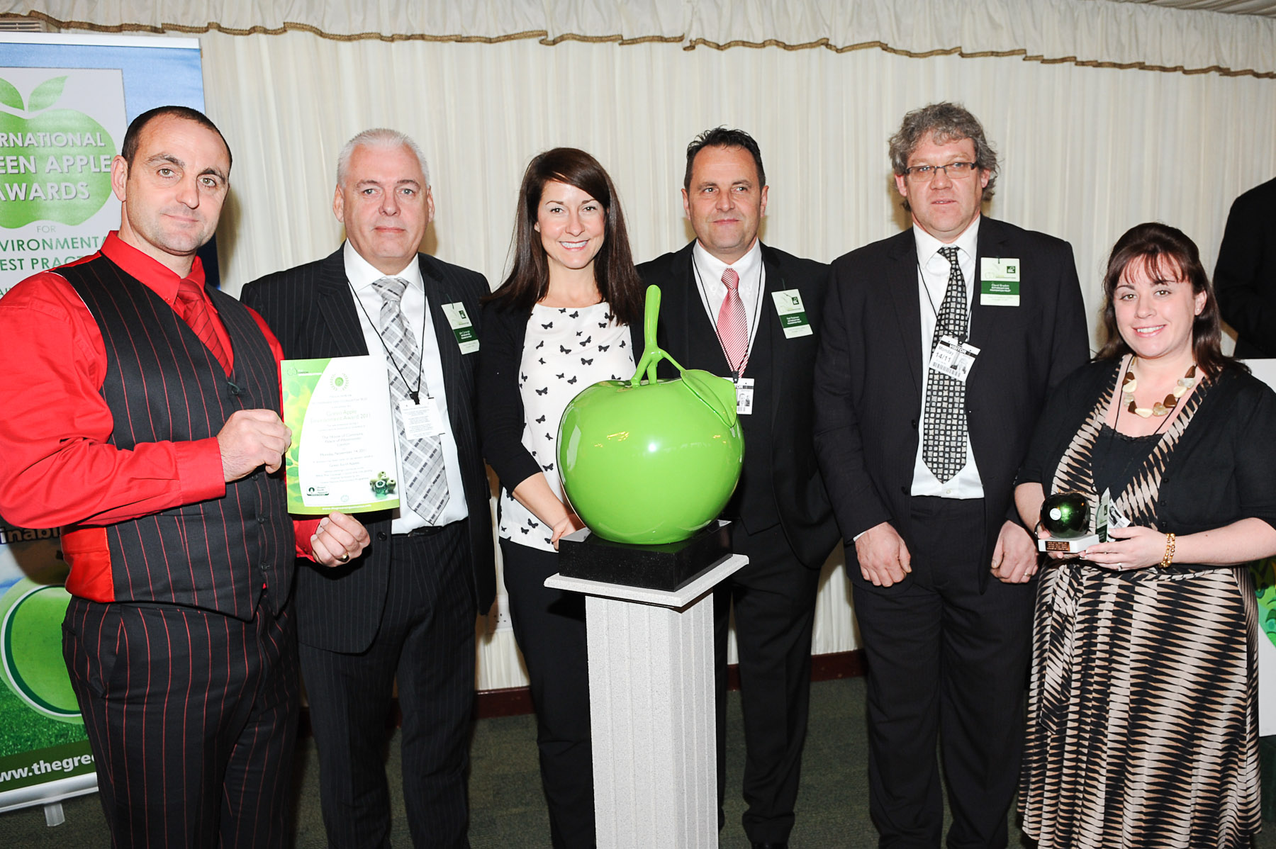 Green Apple award presentation
