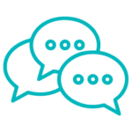 Clear Communication Icon Aqua@196x
